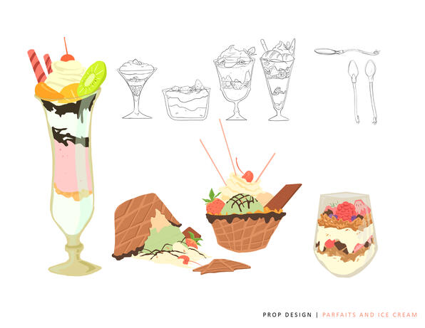 parfaits and icecream parfaits and icecream